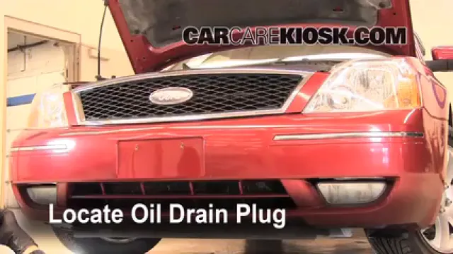 2005 Ford Five Hundred SEL 3.0L V6 Aceite Cambiar aceite y filtro de aceite